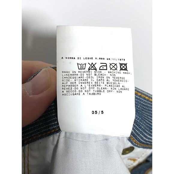 C'N'C Costume National Ribbed Straight Leg Jeans Womens 28 Normcore Casual NWT - Picture 12 of 13